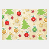  kerstpatroon inpakpapier vel (Voorkant 2)