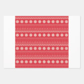 kerstpatroon inpakpapier vel (Voorkant 3)