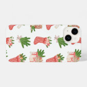 kerstpatroon iPhone hoesje (Achterkant horizontaal)