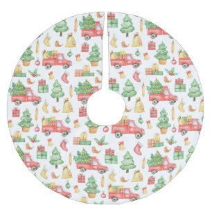  kerstpatroon kerstboom rok