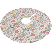 kerstpatroon kerstboom rok (Gekanteld)