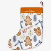 kerstpatroon kleine kerstsok (Achterkant)