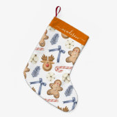 kerstpatroon kleine kerstsok (Voorkant (Hangend))