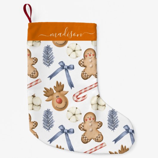 kerstpatroon kleine kerstsok (Voorkant)