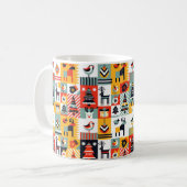 Kerstpatroon Koffiemok (Voorkant links)
