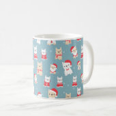 kerstpatroon koffiemok (Voorkant rechts)