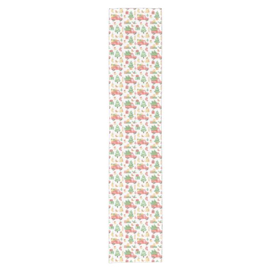  kerstpatroon korte tafelloper (Voorkant)