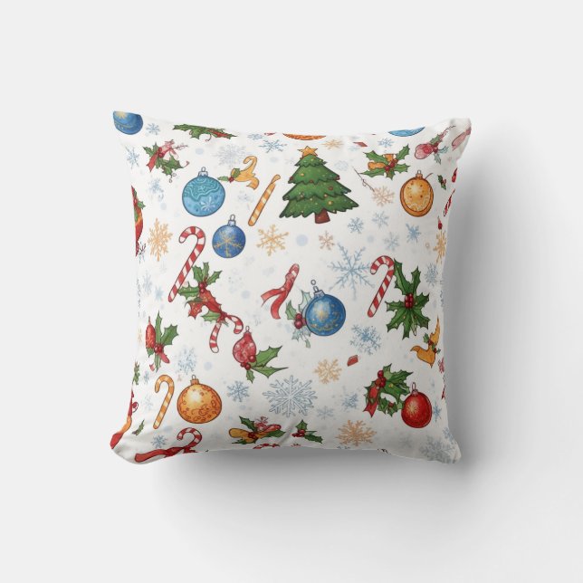 Kerstpatroon  kussen (Voorkant)