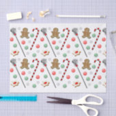 kerstpatroon lacrosse tissuepapier (Craft)