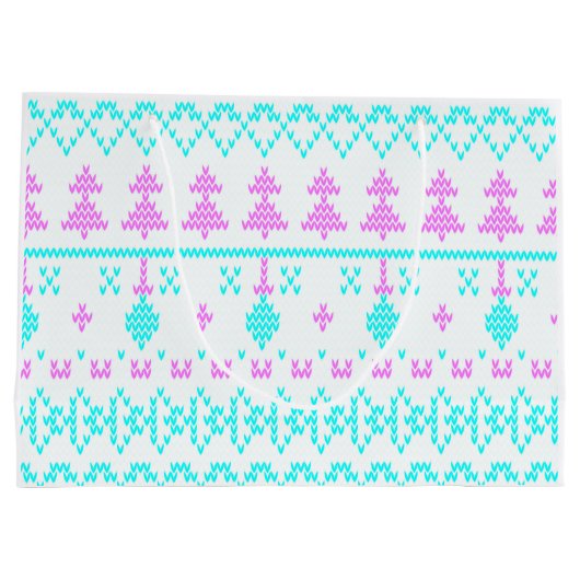 kerstpatroon large cadeautasje (Achterkant)