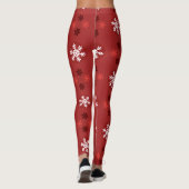Kerstpatroon Leggings (Achterkant)