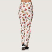 Kerstpatroon Leggings (Achterkant)