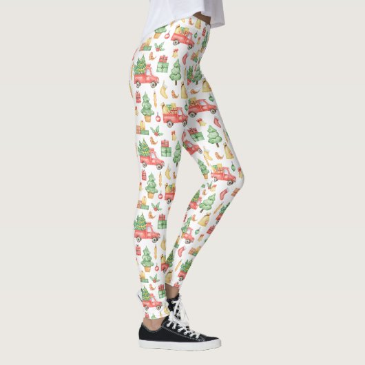  kerstpatroon leggings (Rechts)