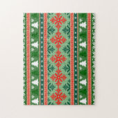 kerstpatroon legpuzzel (Verticaal)