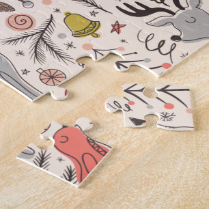 kerstpatroon legpuzzel