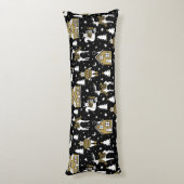 kerstpatroon lichaamskussen (Achterkant (Verticaal))