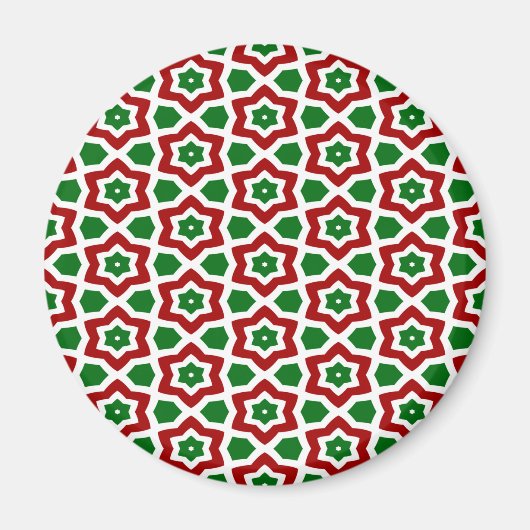 kerstpatroon magneet (Voorkant)