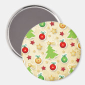 kerstpatroon magneet (Voorkant / Achterkant)