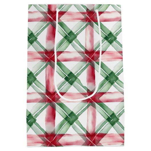 kerstpatroon medium cadeauzakje (Achterkant)