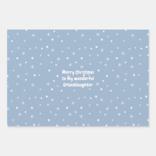 🎄 kerstpatroon met aangepaste tekst inpakpapier vel (Voorkant 3)