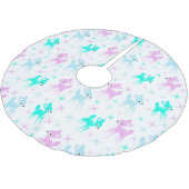  kerstpatroon met gebak-deer kerstboom rok (Gekanteld)