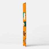 kerstpatroon met kaarsen, Tangerinesbackgrou Case-Mate iPhone Case (Achterkant / Rechts)