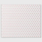 kerstpatroon met Logo Noordpool Cadeaupapier (Vlak)