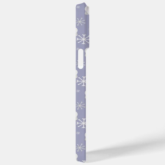 Kerstpatroon met polaire beren en sneeuwvlokken Case-Mate iPhone case (Achterkant / Rechts)