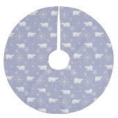 Kerstpatroon met polaire beren en sneeuwvlokken kerstboom rok (Voorkant)