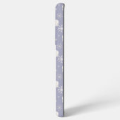 Kerstpatroon met polaire beren en sneeuwvlokken samsung galaxy hoesje (Achterkant horizontaal)