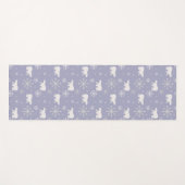 Kerstpatroon met polaire beren en sneeuwvlokken yogamat (Voorkant (horizontaal))