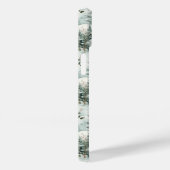 Kerstpatroon met Snowy Forest en Pine bomen Case-Mate iPhone Case (Achterkant / Rechts)