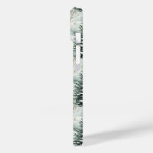 Kerstpatroon met Snowy Forest en Pine bomen Case-Mate iPhone Case (Achterkant / Links)