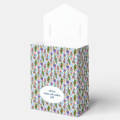 kerstpatroon met voedingskraker en sneeuwvlokken bedankdoosjes (Geopend)