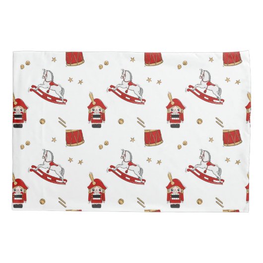 kerstpatroon met voedingskraker kussensloop (Achterkant)