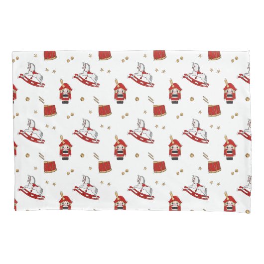 kerstpatroon met voedingskraker kussensloop (Voorkant)