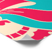  kerstpatroon. Naadloos patroon met C Poster (Hoek)