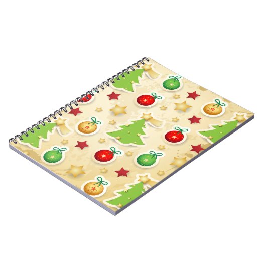  kerstpatroon notitieboek (Linkerzijde)