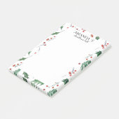 Kerstpatroon Opmerkingen Post-it® Notes (Schuin)