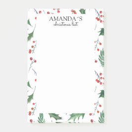 Kerstpatroon Opmerkingen Post-it® Notes