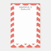 Kerstpatroon Opmerkingen Post-it® Notes (Voorkant)