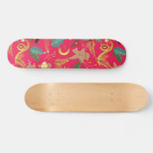 kerstpatroon persoonlijk skateboard (Horizontaal)