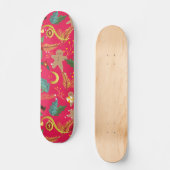 kerstpatroon persoonlijk skateboard (Voorkant)