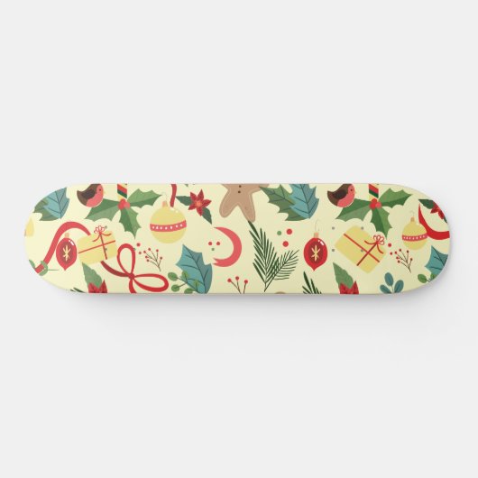 kerstpatroon persoonlijk skateboard (Horizontaal)
