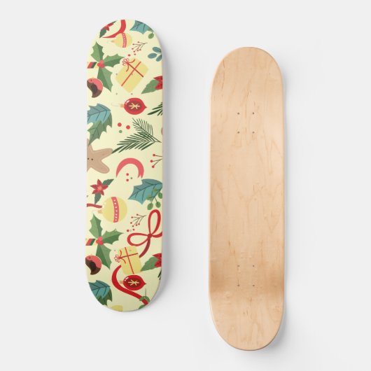 kerstpatroon persoonlijk skateboard (Voorkant)