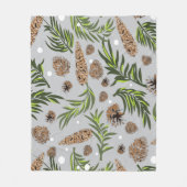 kerstpatroon, pijnsneeuw 10 fleece deken (Voorkant)