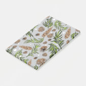 kerstpatroon, pijnsneeuw 10 post-it® notes (Schuin)