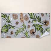 kerstpatroon, pijnsneeuw 10 strandlaken (Voorkant)