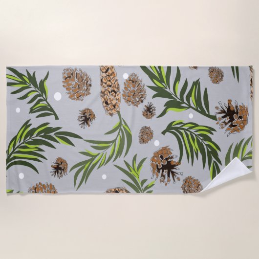 kerstpatroon, pijnsneeuw 10 strandlaken (Voorkant)