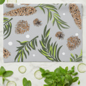 kerstpatroon, pijnsneeuw 10 theedoek (Gevouwen)